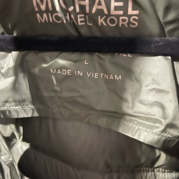 Michael Kors Olive Green Packable Jacket - Picture 2 of 5